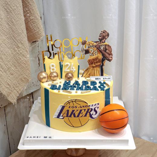 科比湖人队篮球主题蛋糕 商品图0