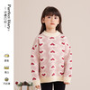 【好穿耐磨不易起球】气质爱心提花满印加厚毛衣PDMY2251 商品缩略图0