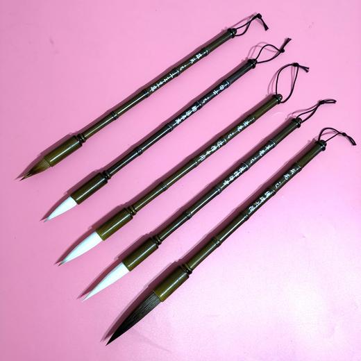 【仿古竹节造型五豪】五豪争锋 书画无忧 适合书画 创作 近阶 初学者-免费刻字 包邮 商品图5