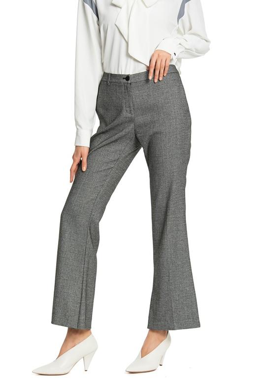 OCTAVIA 灰色高腰喇叭长裤 4687 商品图0