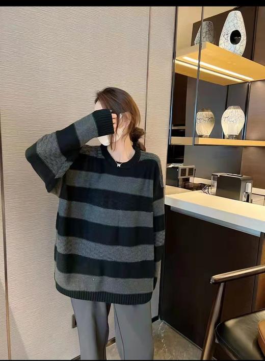 宽条毛衣 商品图1