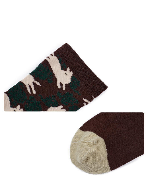 JNBY  22年冬款  生肖兔印花袜子 XMBN10010 商品图6