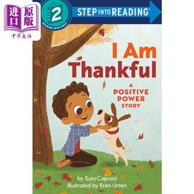 【中商原版】Step into Reading Step 2 I Am Thankful 兰登阅读进阶2正向能力小故事 感恩 英文原版 儿童绘本 分级阅读