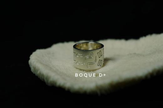 Boque d+ 925银圣书体碧玺原创设计定制戒指 商品图3