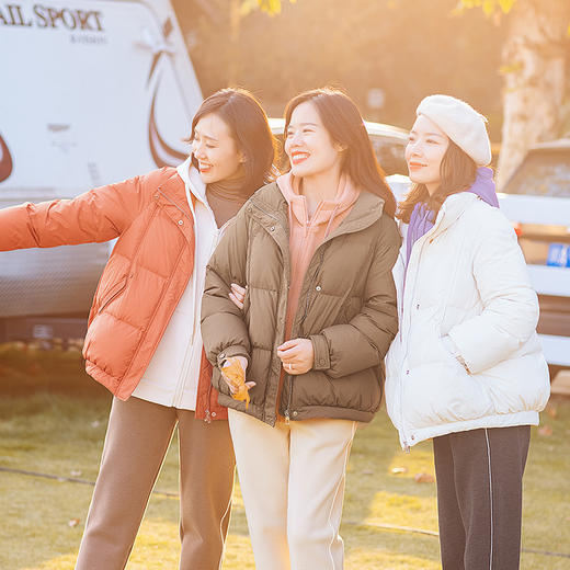 现货【零压感 又轻又暖】90白鸭绒 休闲短款4色羽绒服 商品图1