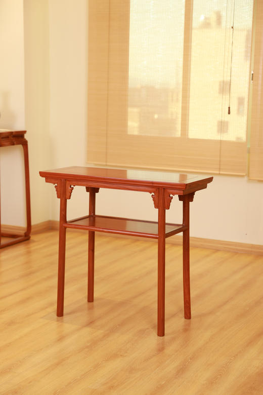 红桥红  家具严选  缅甸花梨（大果紫檀）【恭王府 带屉板小酒桌】 商品图3