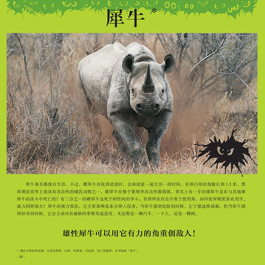 “奇妙动物在这里”系列（共2册）——《瞧，150种创纪录动物》+《瞧，100种危险动物》 商品图12