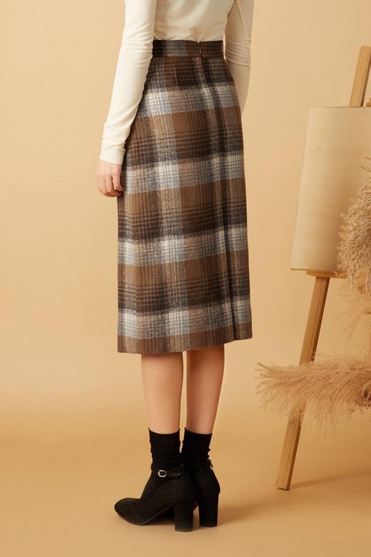 amadella 简约格纹半裙 10575 商品图1