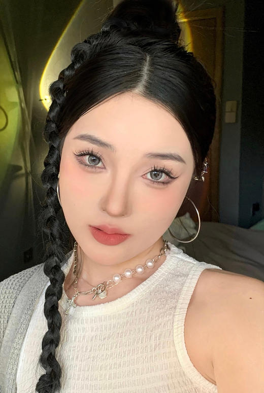 Paprikacon 年抛美瞳 光の灰影花雾 直径14.2mm 着色13.4mm 商品图10