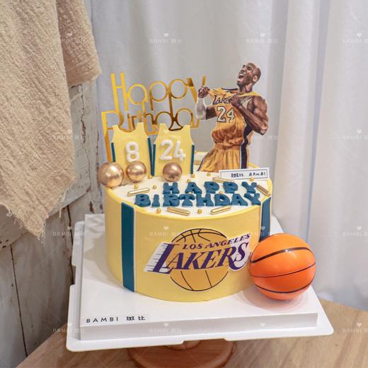 科比湖人队篮球主题蛋糕 商品图1