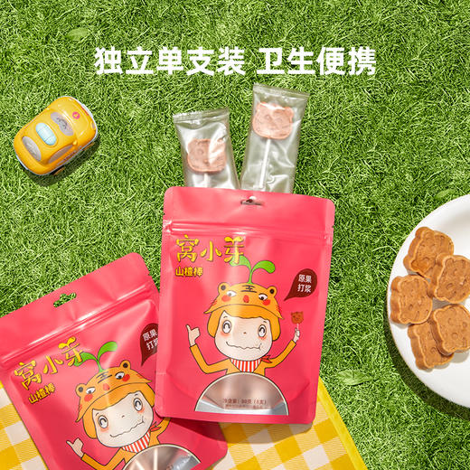 窝小芽山楂棒棒糖小零食休闲山楂制品*8支 商品图4