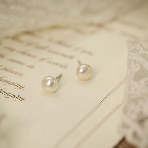 Manreya经典简约优雅淡水珍珠耳钉 商品图4