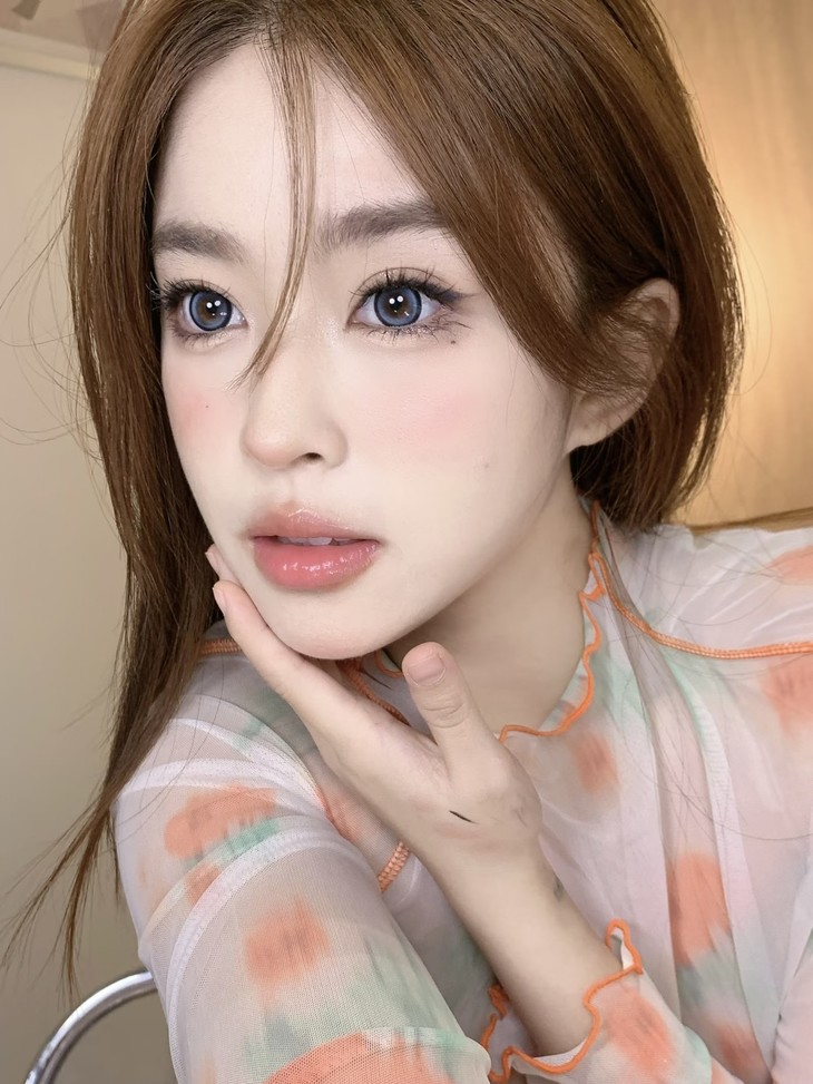 Rolalens日抛隐形眼镜 甜心贝拉蓝14.4mm 1盒/10片-VVCON美瞳网14