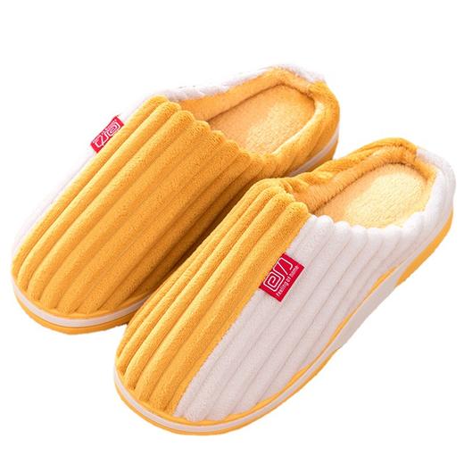 【日用百货】回力特价棉拖鞋女冬季居家用情侣厚底防滑加绒保暖毛毛拖鞋男冬天 商品图4