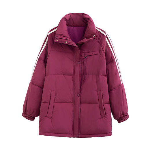 【WZNH】2022年新款冬季撞色羽绒服女小个子宽松鸭绒时尚休闲宽松保暖外套 商品图4