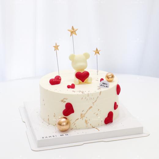 爱心抱抱熊蛋糕 商品图3