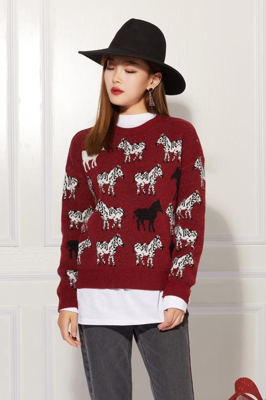 amadella 斑马图案毛衫上衣 10707 商品图0