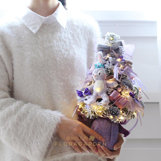 圣诞树八音盒--圣诞节专属花礼 商品图7