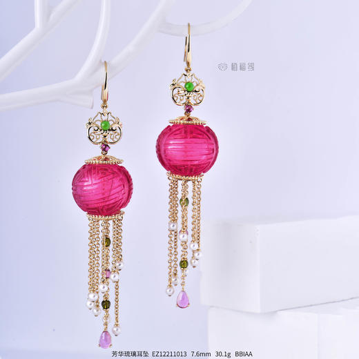 芳华琉璃耳坠 EZ12211013 商品图0