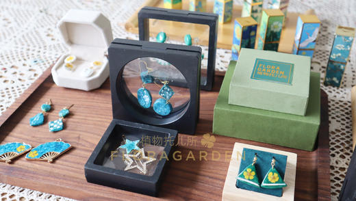 软陶压花耳环发夹 商品图9