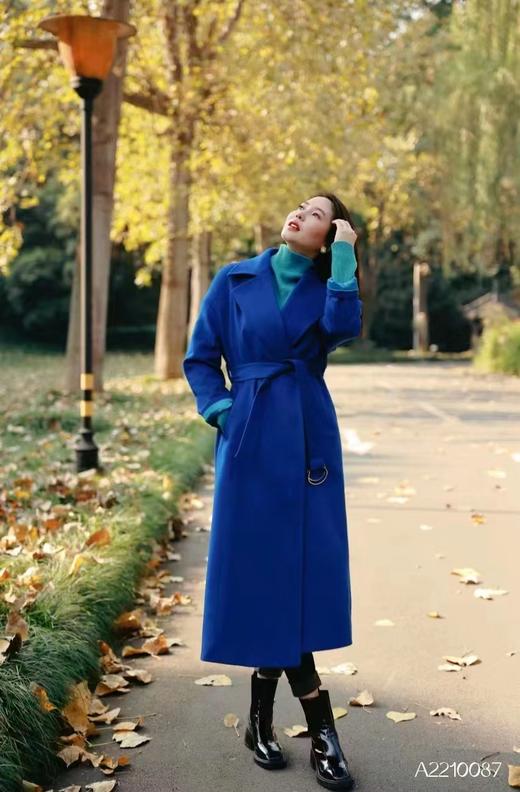 简约气质长款大衣 商品图3