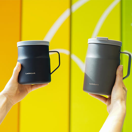 乐扣乐扣保温杯水杯女咖啡杯桌面办公室马克杯304不锈钢男生 商品图5