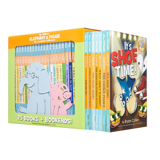 【中商原版】Elephant and Piggie Book小猪小象32册合集套装 Mo Willems莫威廉姆斯 配书立 幼儿英语启蒙经典作品 英文原版 商品图1