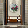 艷 湘绣  刺绣客厅餐厅玄关《80圆·原创》新中式挂画 商品缩略图4
