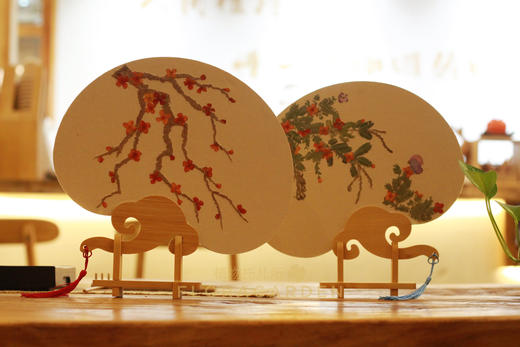 押花团扇 商品图2