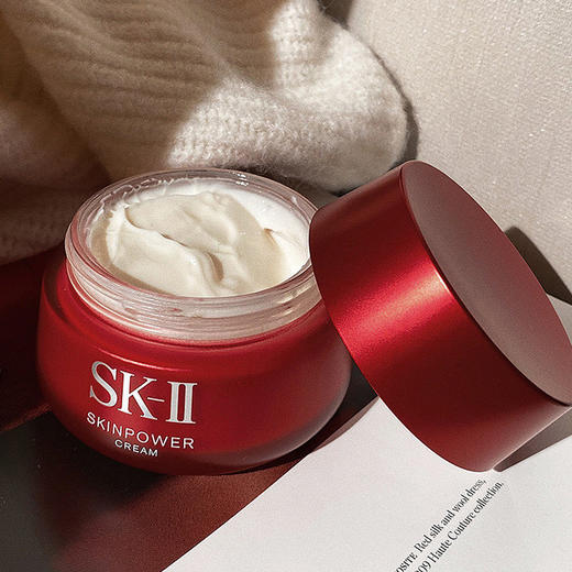 SK2大红瓶面霜肌源赋活修护保湿精华霜 紧致抗皱 细腻毛孔滋润型80g 商品图3