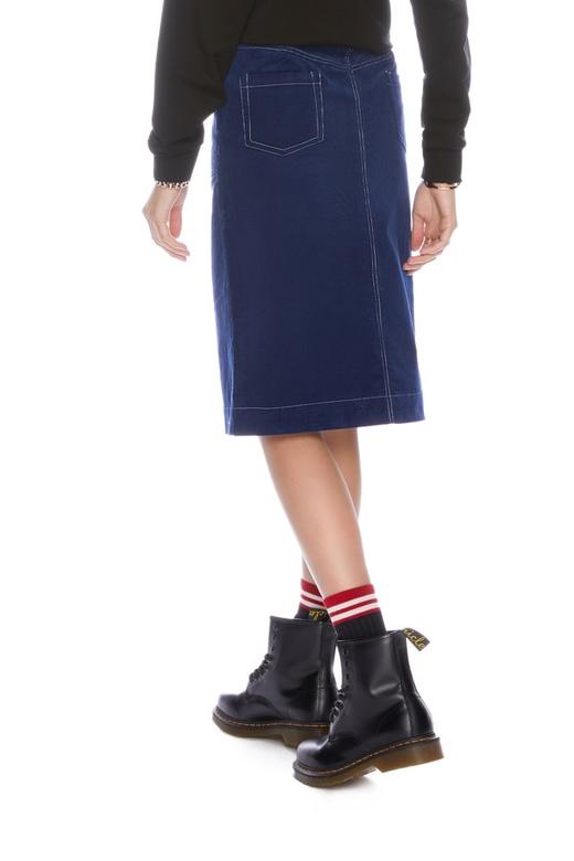 SUMMER & SAGE 蓝色直筒半身裙 4695 商品图2