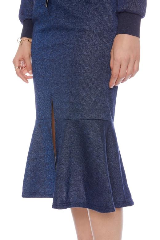 SIEGO 蓝色开衩鱼尾裙 4756 商品图2