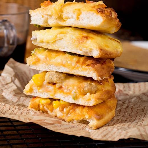 手工无添加剂披萨  180克*5袋（夏威夷培根｜奥尔良鸡肉｜ 风味牛肉｜意式总汇｜孜然烤肉） 商品图3