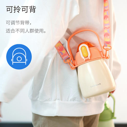 乐扣乐扣保温杯大容量大肚杯吨吨桶316不锈钢水杯保温运动杯 商品图4