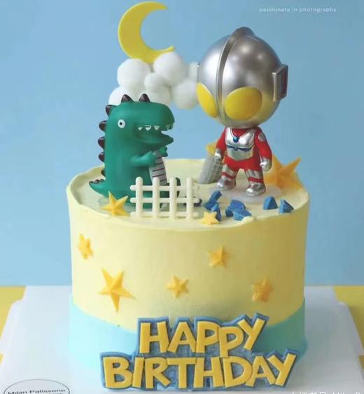 奥特曼打小怪兽蛋糕 商品图0