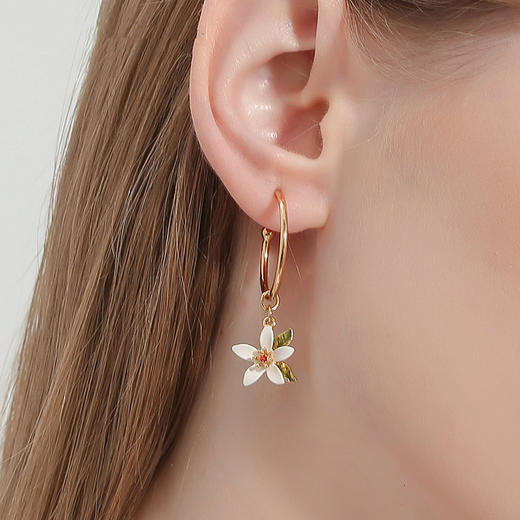 橘子不对称耳环 商品图1