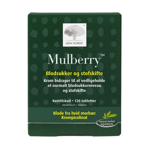 [丹麦]纽诺迪克桑叶提取120粒. New Nordic Mulberry 120tabs 商品图0