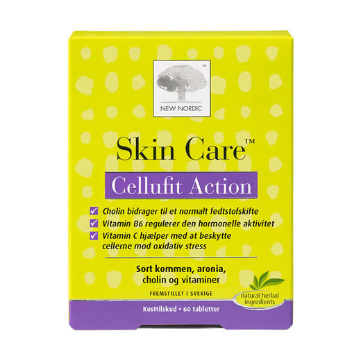 [丹麦]纽诺迪克深层肌肤片60粒. New Nordic Skin Care Cellufit Action 60stk 商品图0