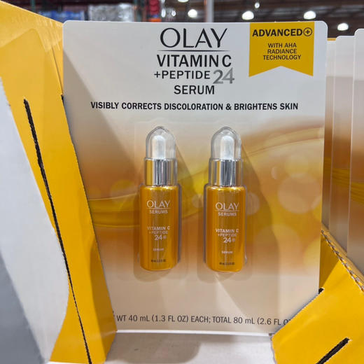 特价，太划算了📣美国直邮特价299元🉐包税包邮到手，Olay玉兰油维他命C保湿精华两个装，一瓶就有40ml 商品图1