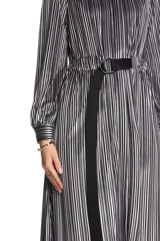 SUMMER & SAGE 金属感条纹连衣裙 4752 商品图3