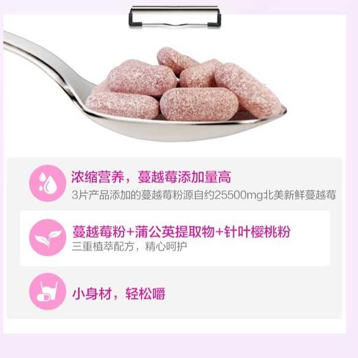 汤臣倍健Yep蔓越莓维生素C压片糖果90片 北美进口原料 商品图3