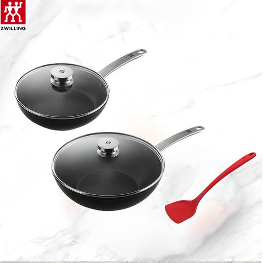 双立人 Enjoy 中式煎炒锅三件套装 ZW-EY006 商品图1