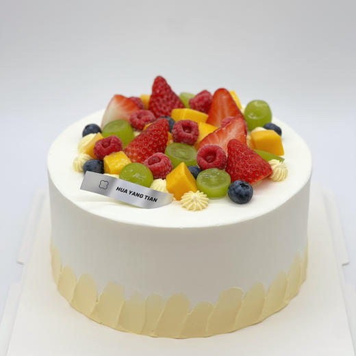 缤纷水果盛宴 · 奶油蛋糕（装饰水果随机，随季节调整） 商品图1