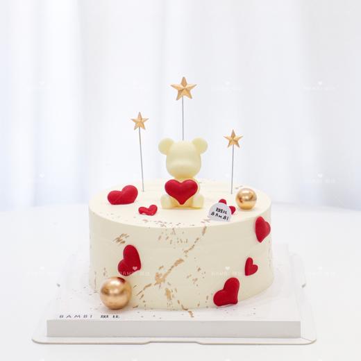 爱心抱抱熊蛋糕 商品图1