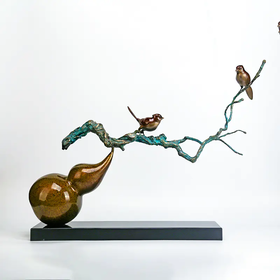 视频│福禄双喜摆件