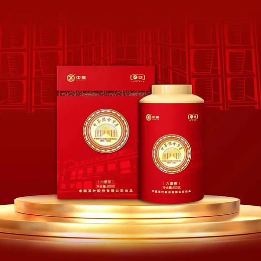 中粮-中茶六堡流金岁月广西梧州窖藏六堡茶罐装300g/罐 商品图5