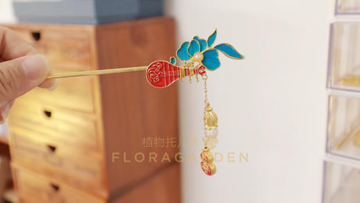 非遗掐丝珐琅发簪 商品图3