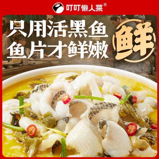 【品牌直发】【叮叮懒人菜】 老坛酸菜鱼（黑鱼）450g 商品图0