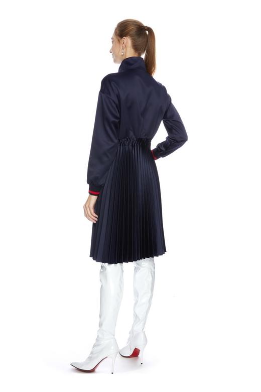 AUGUST 1 EIGHT 海军蓝布贴连衣裙 4723 商品图2