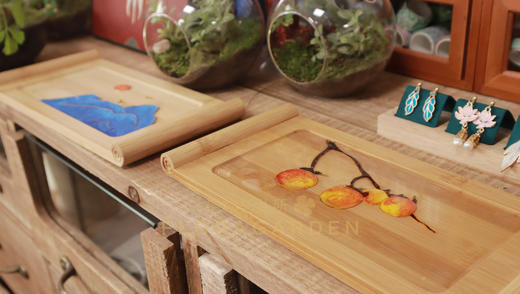 非遗掐丝珐琅茶盘（可定制图案） 商品图3